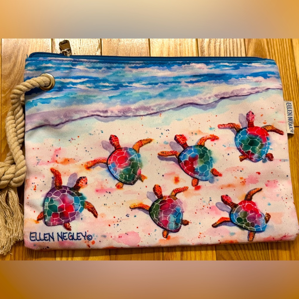 CLUTCH BAG By Art&Sol Florida Artist Ellen Negley